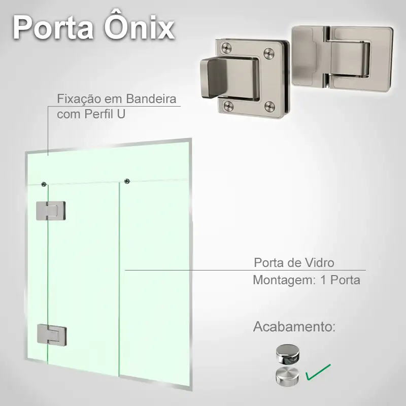 Bandeira 1 Folha Escovado